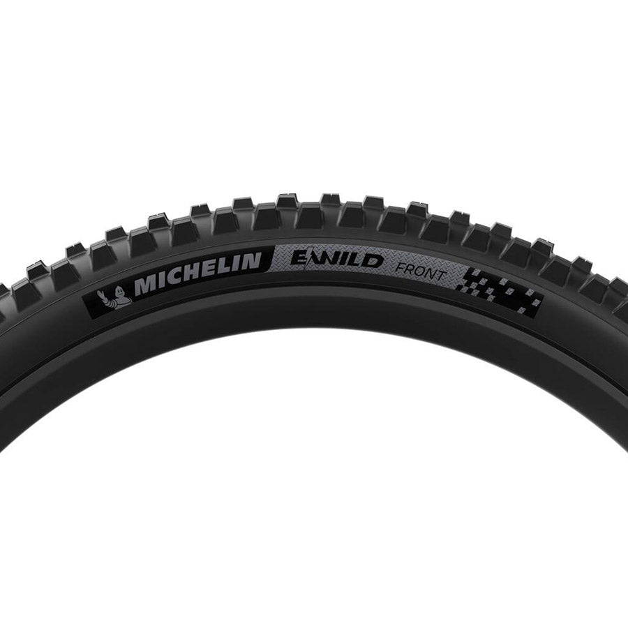 Michelin, E-WILD RACING LINE Front, Mountain Tire, 29''x2.40, Folding, Tubeless Ready, MAGI-X, 4x55, Black