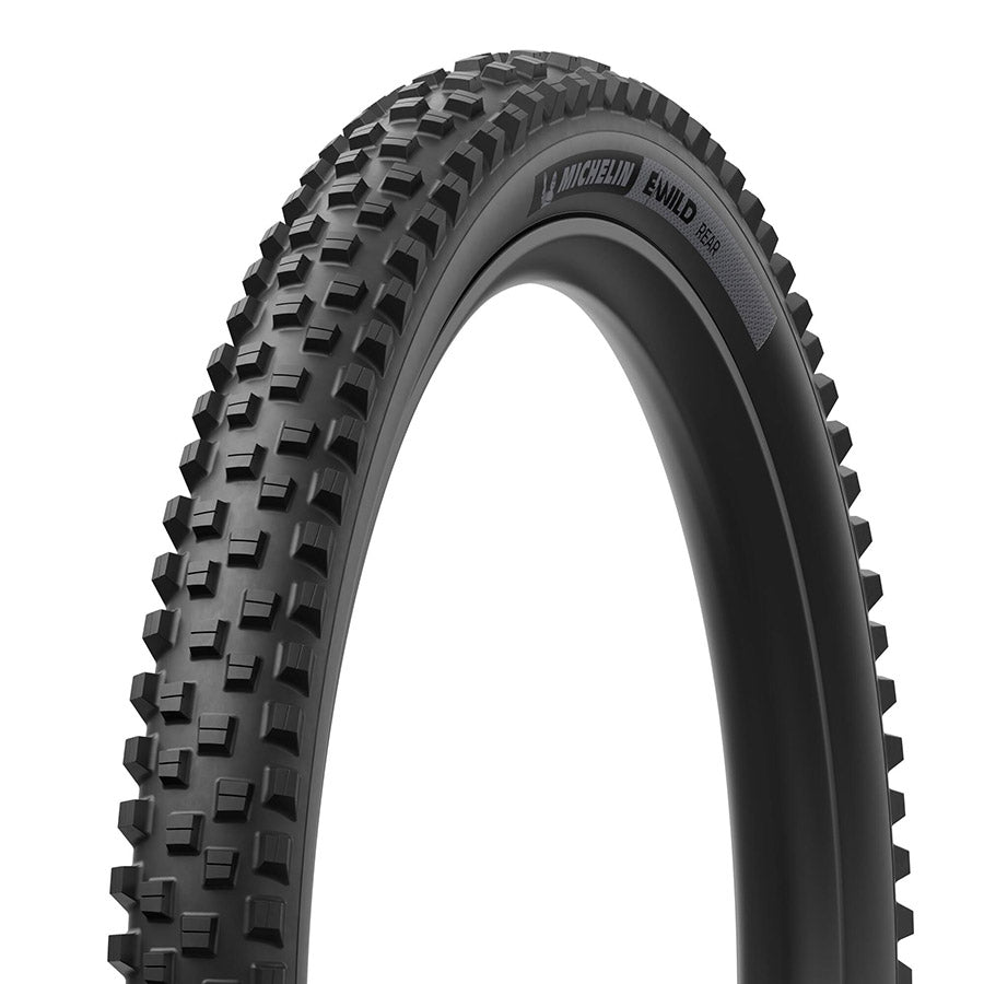 Michelin, E-WILD RACING LINE Rear, Mountain Tire, 27.5''x2.60, Folding, Tubeless Ready, MAGI-X, 4x55, Black