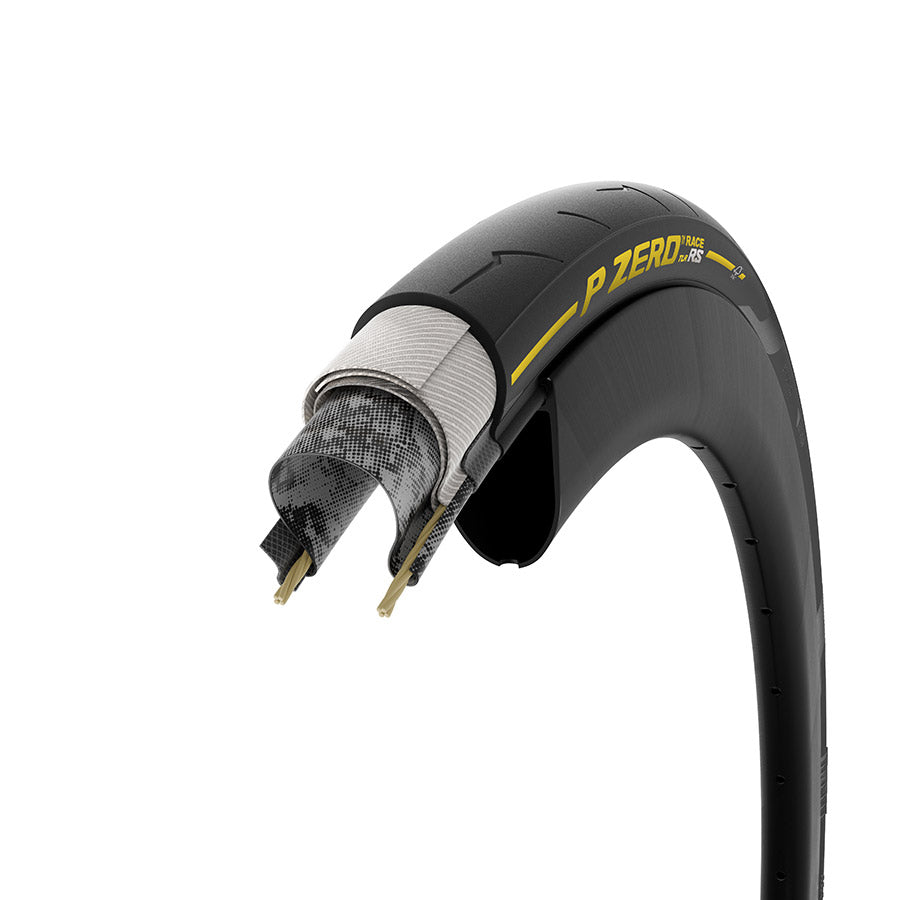 Pirelli, P ZERO Race RS TLR, Road Tire, 700x28C, Folding, Tubeless Ready, SmartEVO, Speedcore, 127TPI, Black