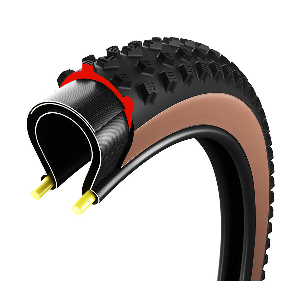 Vittoria, TORRENTE, Mountain Tire, 29x2.25, Folding, Tubeless Ready, Race Formulation Graphene + Silica, Nylon, 60TPI, Black