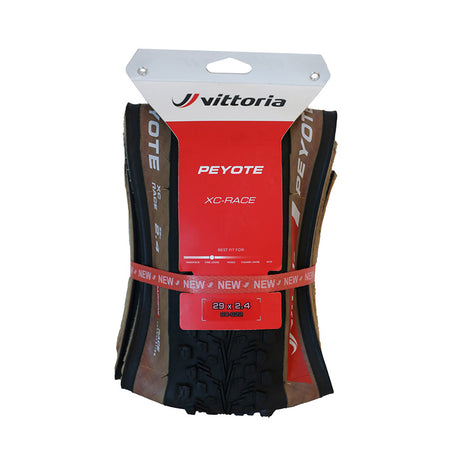 Vittoria, PEYOTE, Mountain Tire, 29x2.25, Folding, Tubeless Ready, Race Formulation Graphene + Silica, Nylon, 60TPI, Black