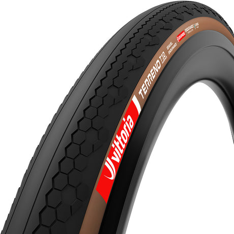 Vittoria, Terreno T10, Gravel Tire, 700x37C, Folding, Tubeless Ready, Endurance Formulation Graphene, Reinforced Nylon, 100TPI, Black