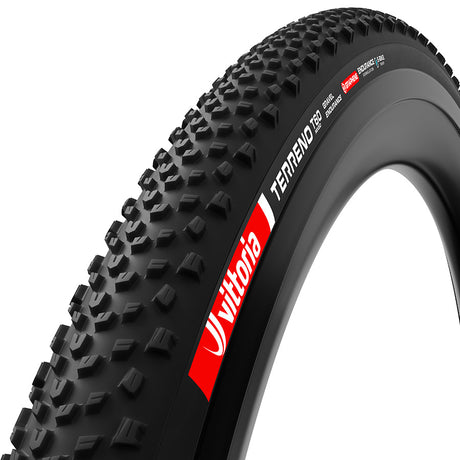 Vittoria, Terreno T60, Gravel Tire, 700x40C, Folding, Tubeless Ready, Endurance Formulation Graphene, Reinforced Nylon, 100TPI, Tanwall