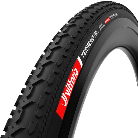 Vittoria, Terreno T80, Gravel Tire, 700x37C, Folding, Tubeless Ready, Endurance Formulation Graphene, Reinforced Nylon, 100TPI, Black