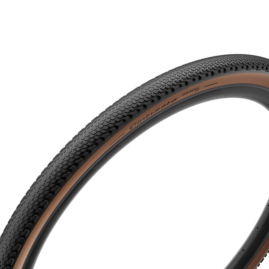 Pirelli, Cinturato Gravel H HP-Line, Gravel Tire, 700x40C, Folding, Tubeless Ready, SmartEVO GR, ProWALL Gravel, 120TPI, Black