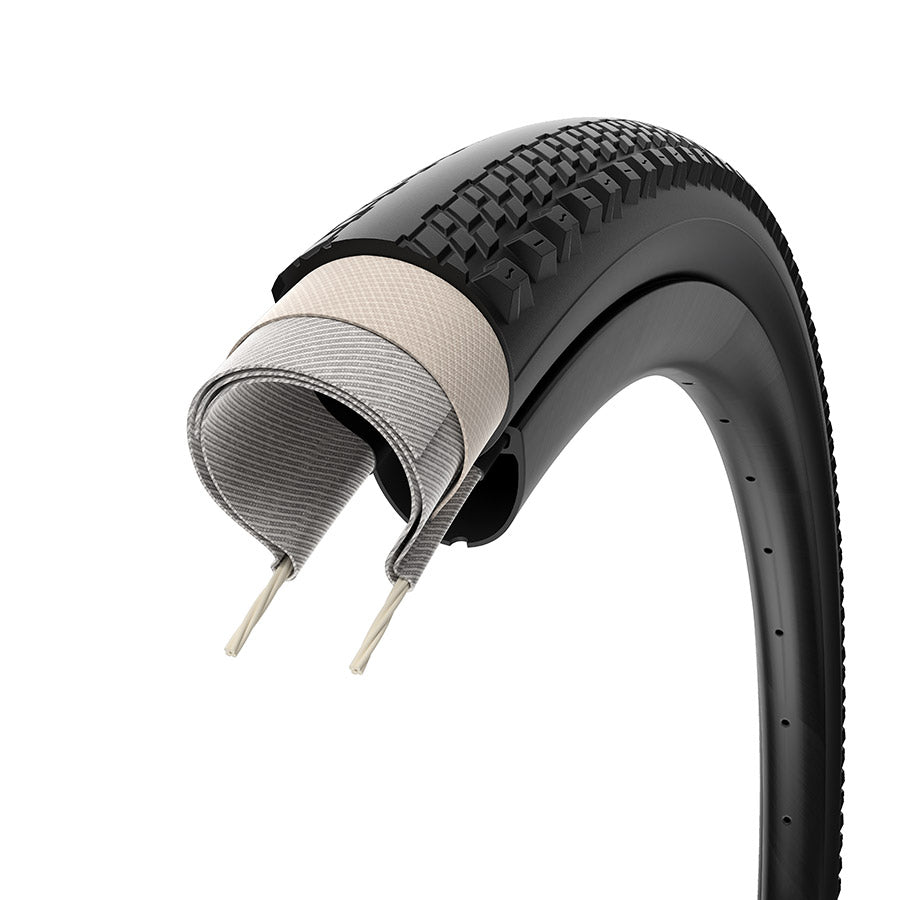 Pirelli, Cinturato Gravel RH P-Line, Gravel Tire, 700x40C, Folding, Tubeless Ready, SpeedGrip, TechWALL, 60TPI, Black