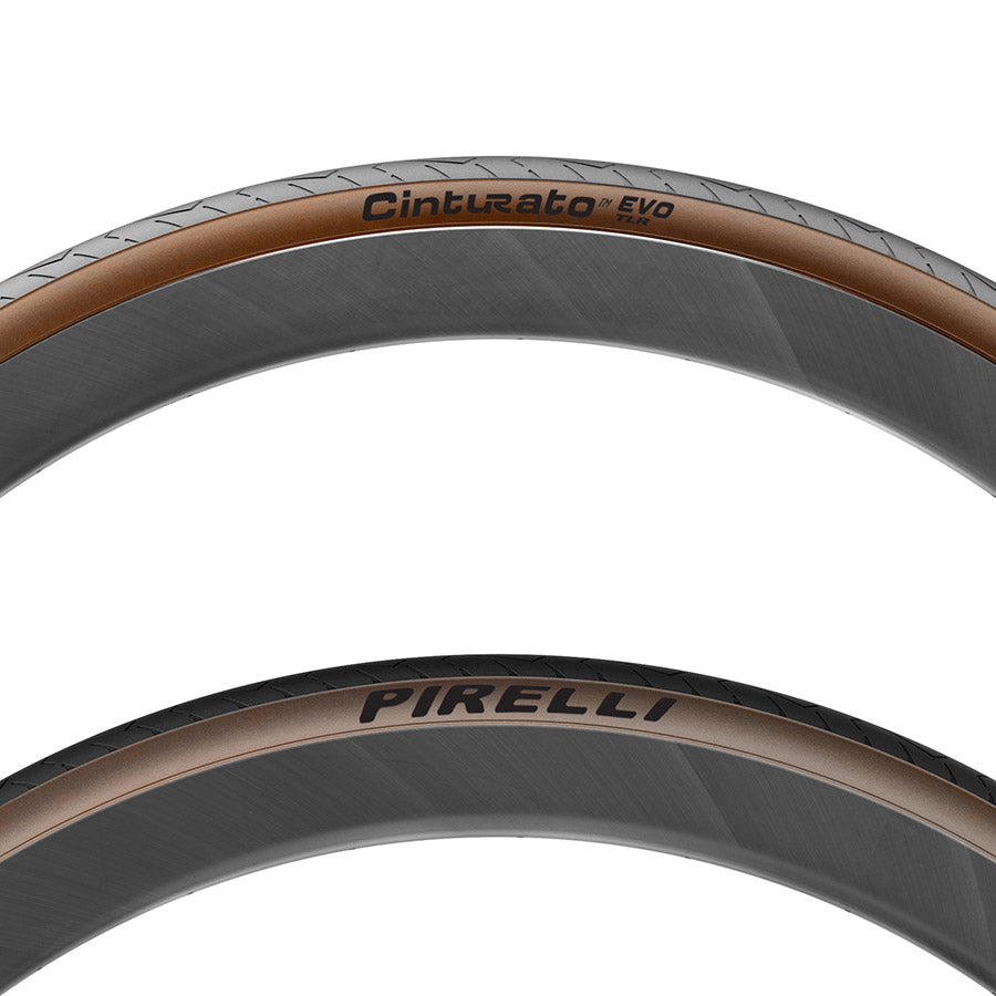 Pirelli, Cinturato EVO TLR, Road Tire, 700x28C, Folding, Tubeless Ready, SmartEVO AS, TechWALL+, 60TPI, Black