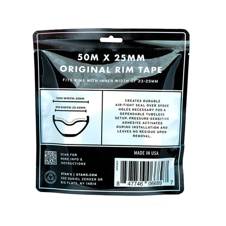 Stans No Tubes, Rim Tape, Tubeless Tape, 10m, 21mm