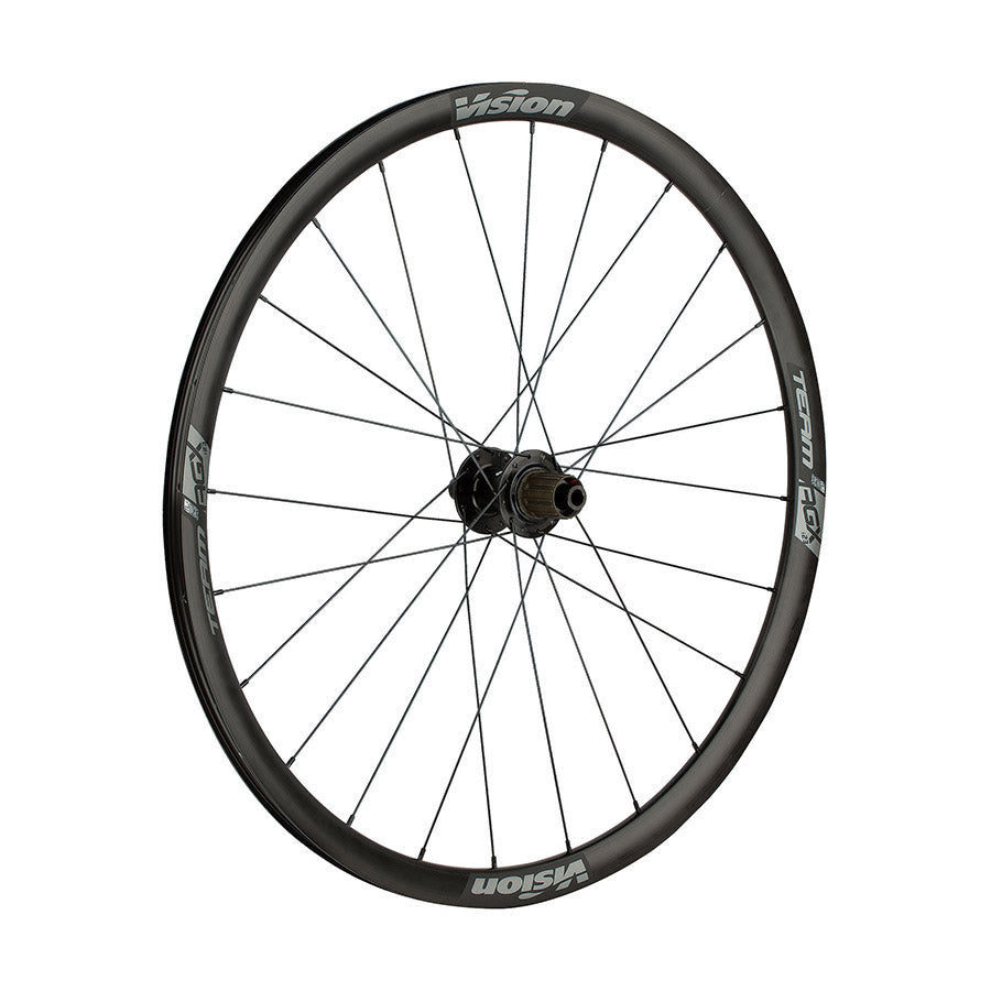 Vision, Team 30 i23 TL DISC, Wheel, Front and Rear, 700C / 622, Holes: F: 24, R: 24, F: 12mm, R: 12mm, F: 100, R: 142, Disc Center Lock, Shimano Road 11/12, Set