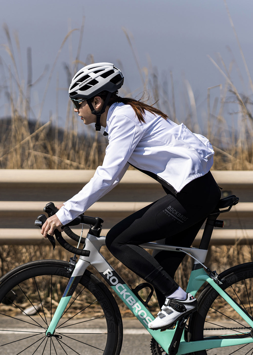 【ROAD TO SKY】by ROCKBROS Women's Cycling Tights in Black