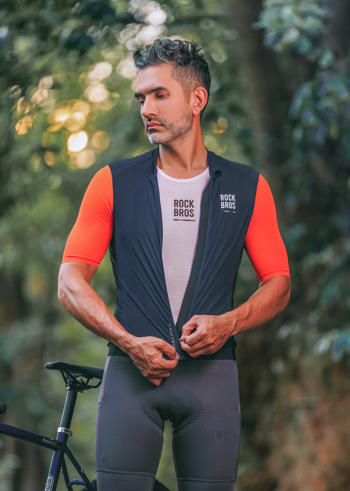 【ROAD TO SKY】by ROCKBROS Men's Short-Sleeve Cycling Jersey in Various Colours