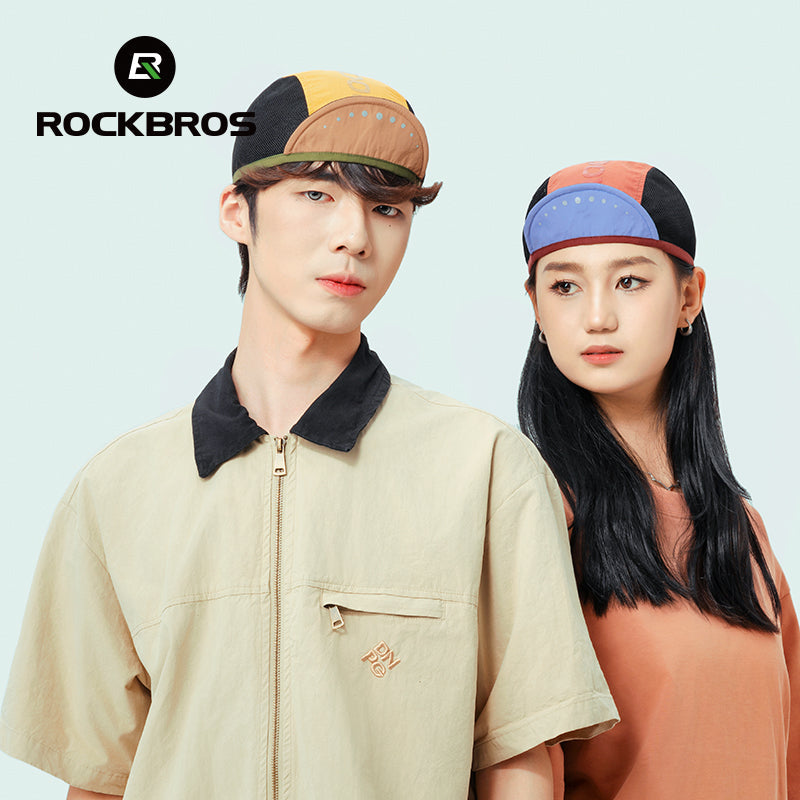 ROCKBROS Lightweight Cycling Cap, Flip-up Brim, Breathable UV Protection