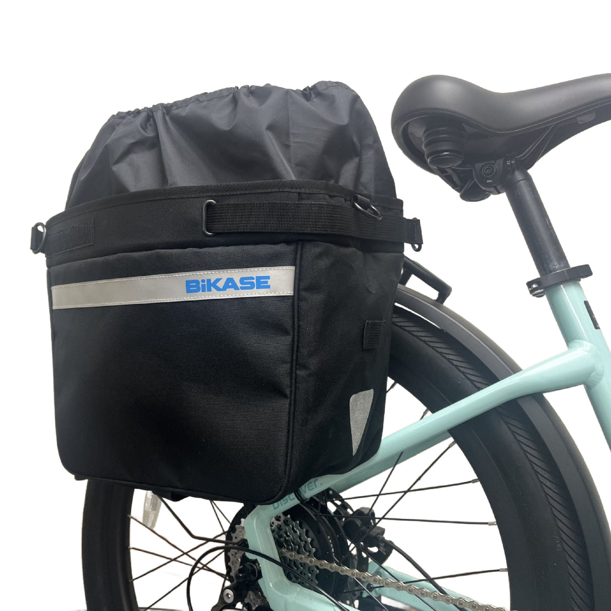 Grocery Pannier with Black Fly Cover