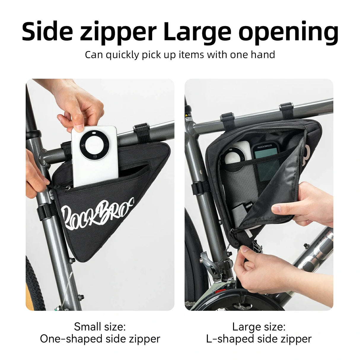 ROCKBROS FlashRide Sketch Bike Triangle Bag
