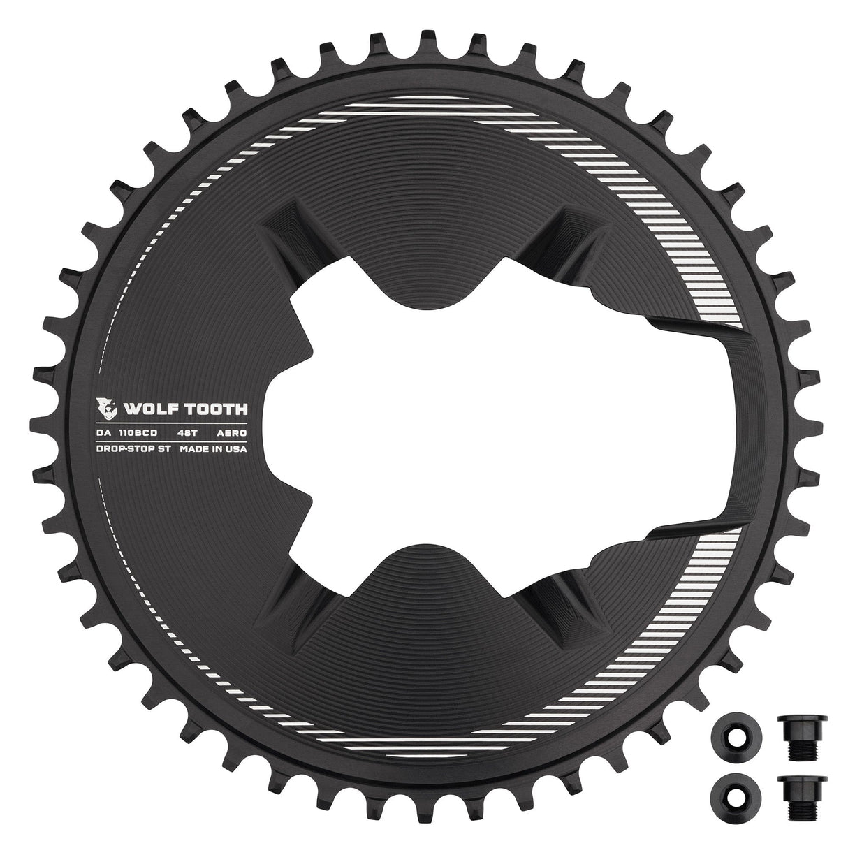 Aero Direct Mount Chainrings for Shimano Dura-Ace R9200 Cranks