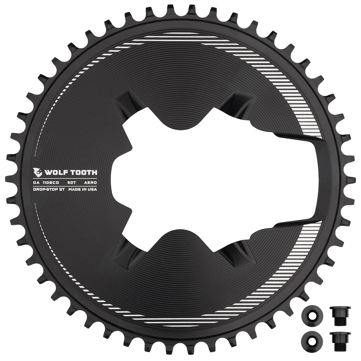 Aero Direct Mount Chainrings for Shimano Dura-Ace R9200 Cranks