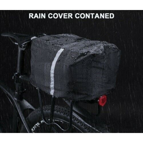 Pro Bicycle Rear Rack Bag with Extra Pockets