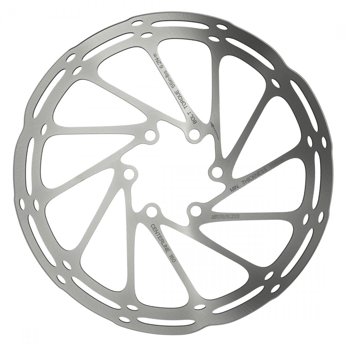 BRAKE PART SRAM DISC ROTOR 200 C-LINE 6B ROUNDED