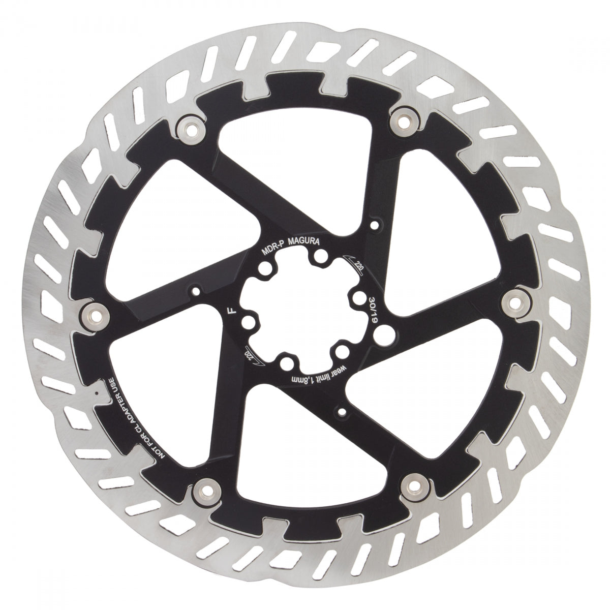 BRAKE PART MAG DISC ROTOR MDR-P 220 6B SL/BK