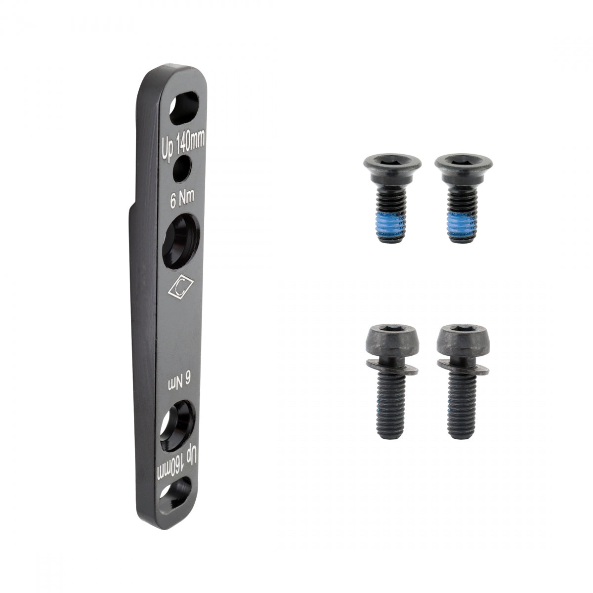 BRAKE PART CPY DISC ADPTR FT FLAT MOUNT 140/160 w/HDWR (L)