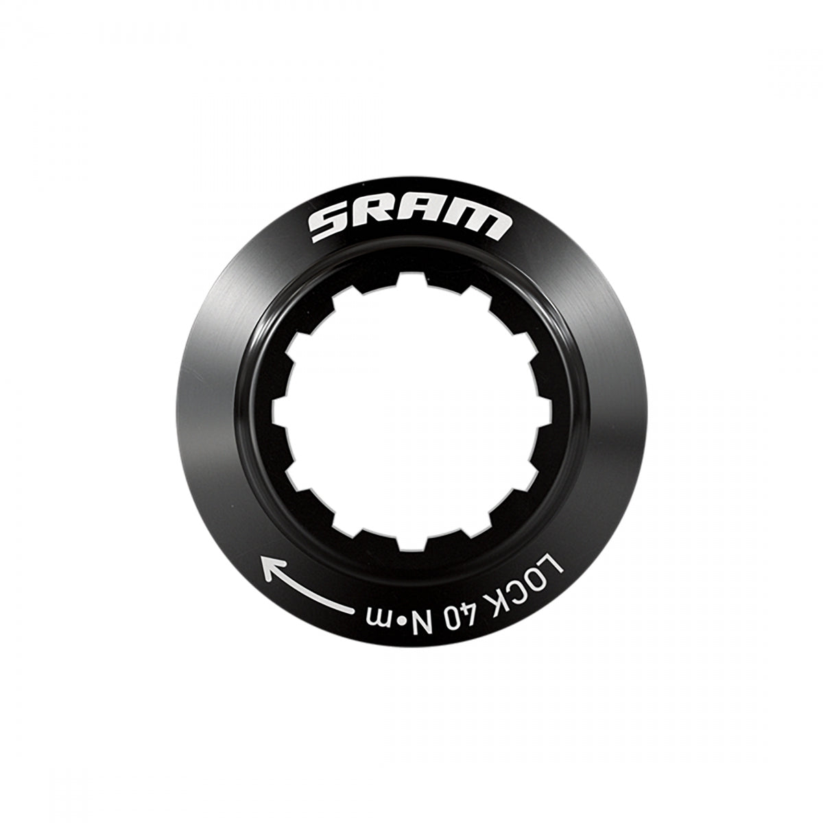 BRAKE PART SRAM DISC LOCKRING CENTERLOCK INTERNAL SPLINE BK