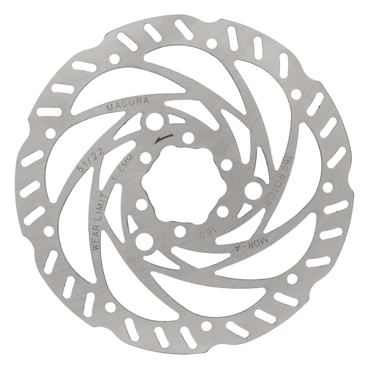 BRAKE PART MAG DISC ROTOR MDR-A 160 6B SL