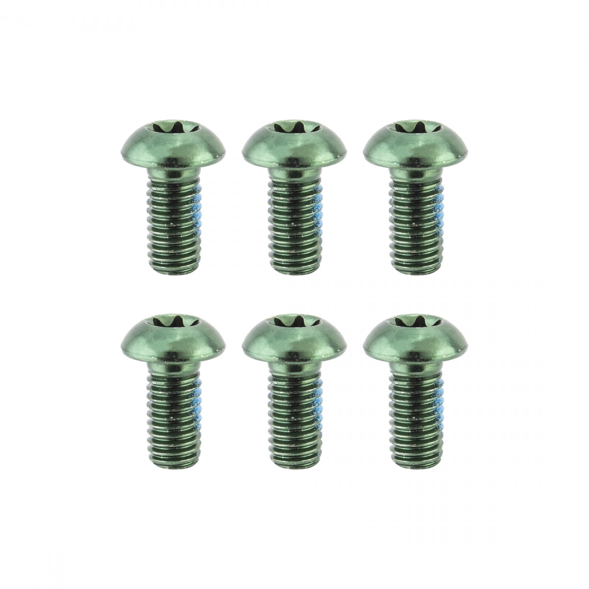 BRAKE PART CLK DISC BOLTS ANO GRN PKof6