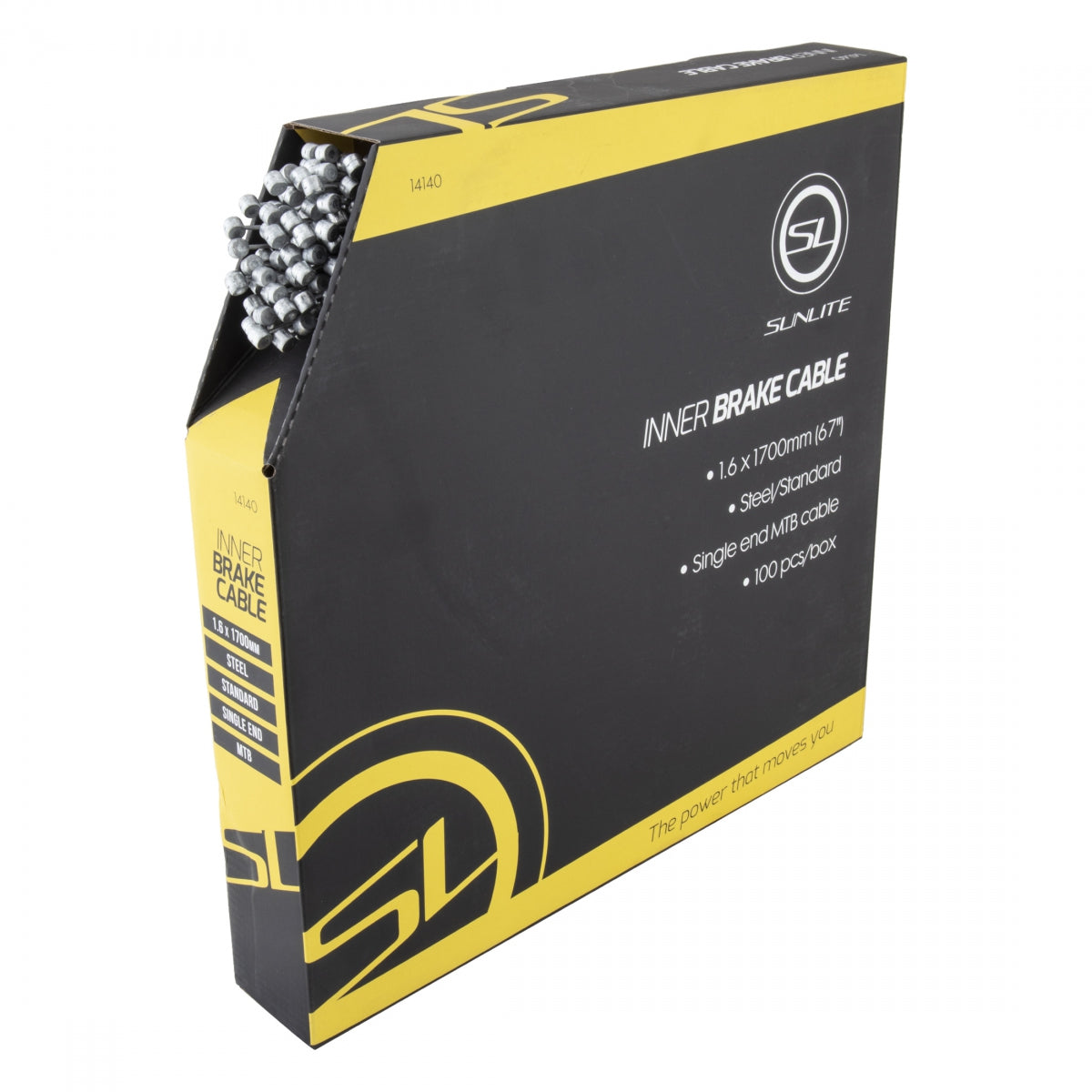 CABLE BRAKE SUNLT 1.6x1700ST STD ATB BXof100