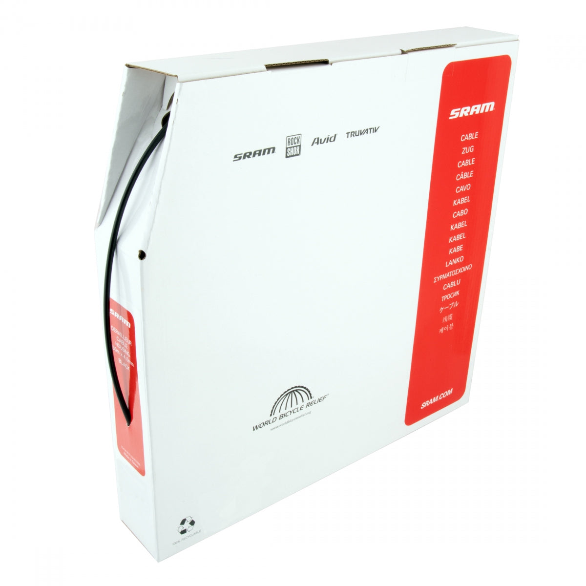 CABLE HOUSING SRAM GEAR 30mX4mm BK