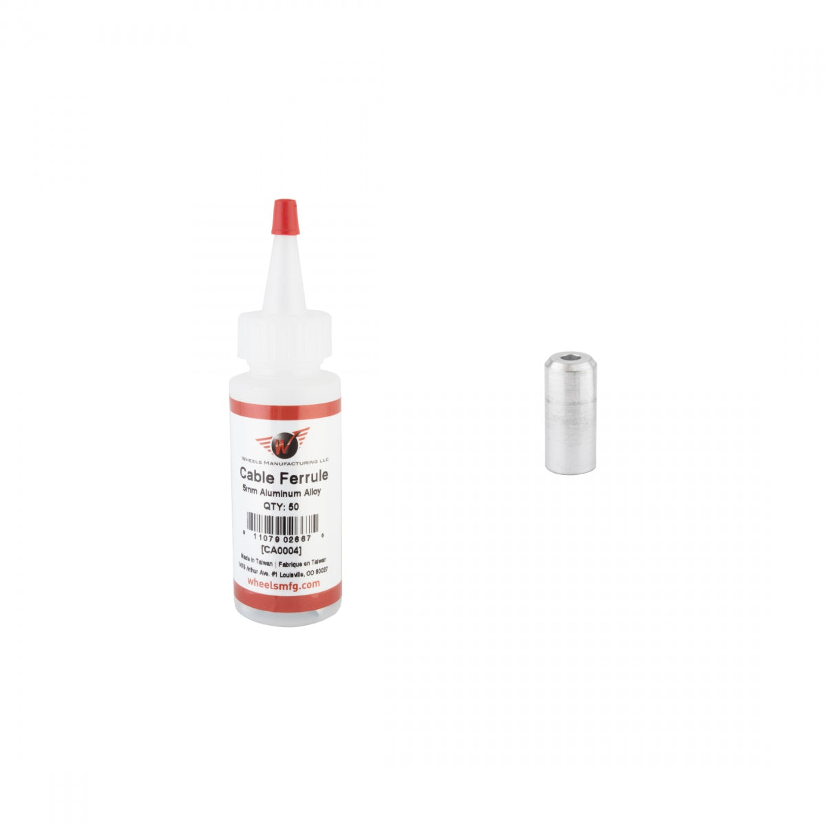 CABLE FERRULE WMFG 5mm SILALY BTLof50