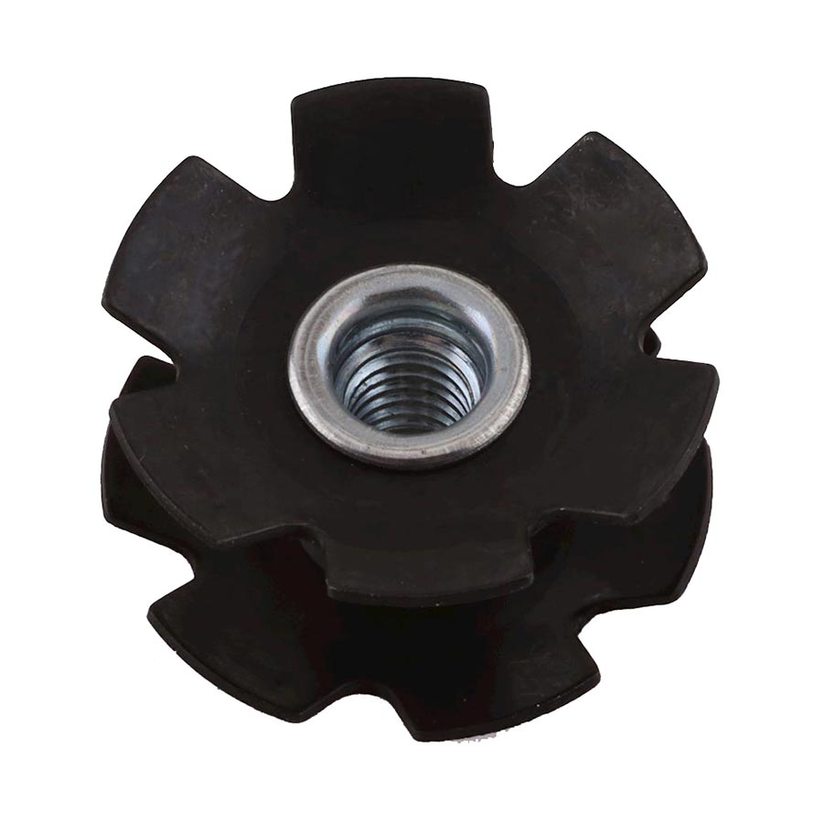Star Nut, 1-1/8" Steel - Black