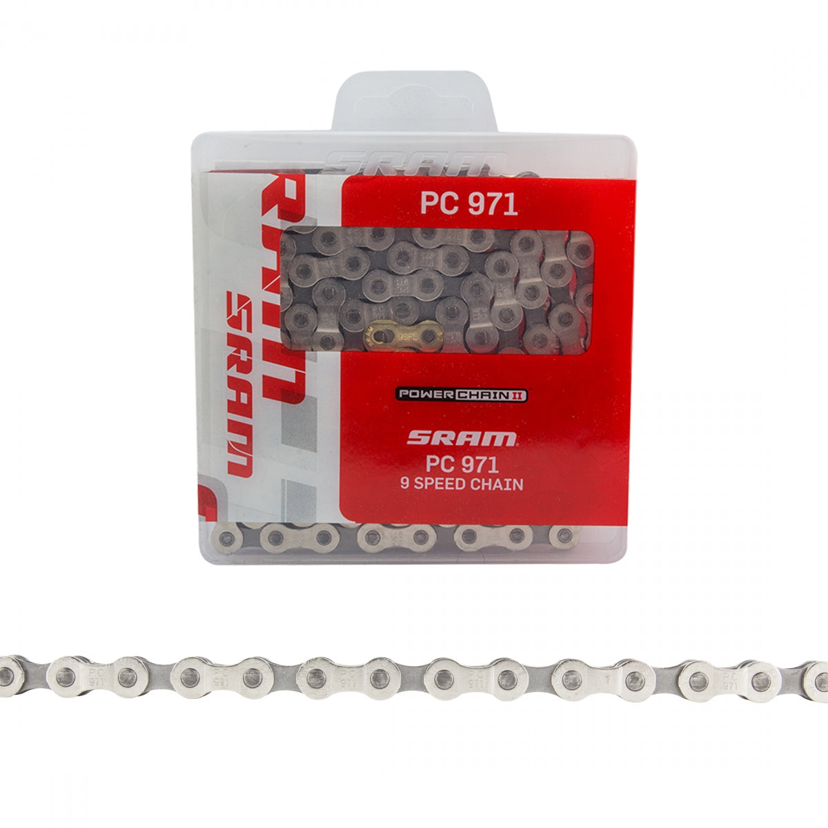 CHAIN SRAM PC971 9s SL/GY 114L POWERLINK
