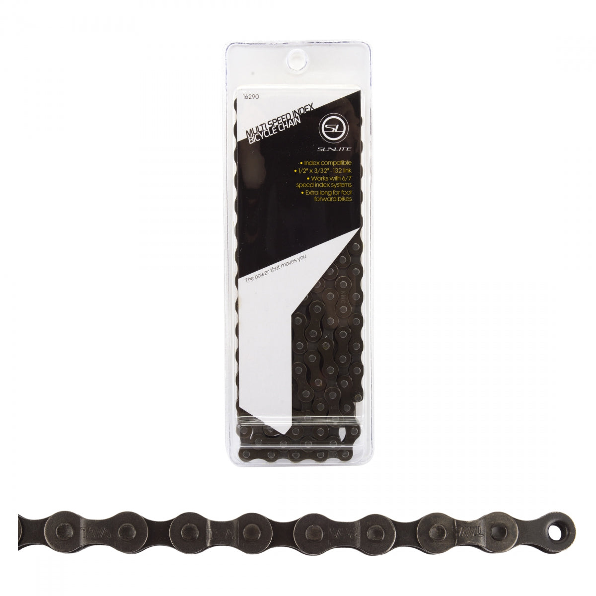 CHAIN SUNLT SCN-MSi 6/7s BK 132L INDEX X-LONG