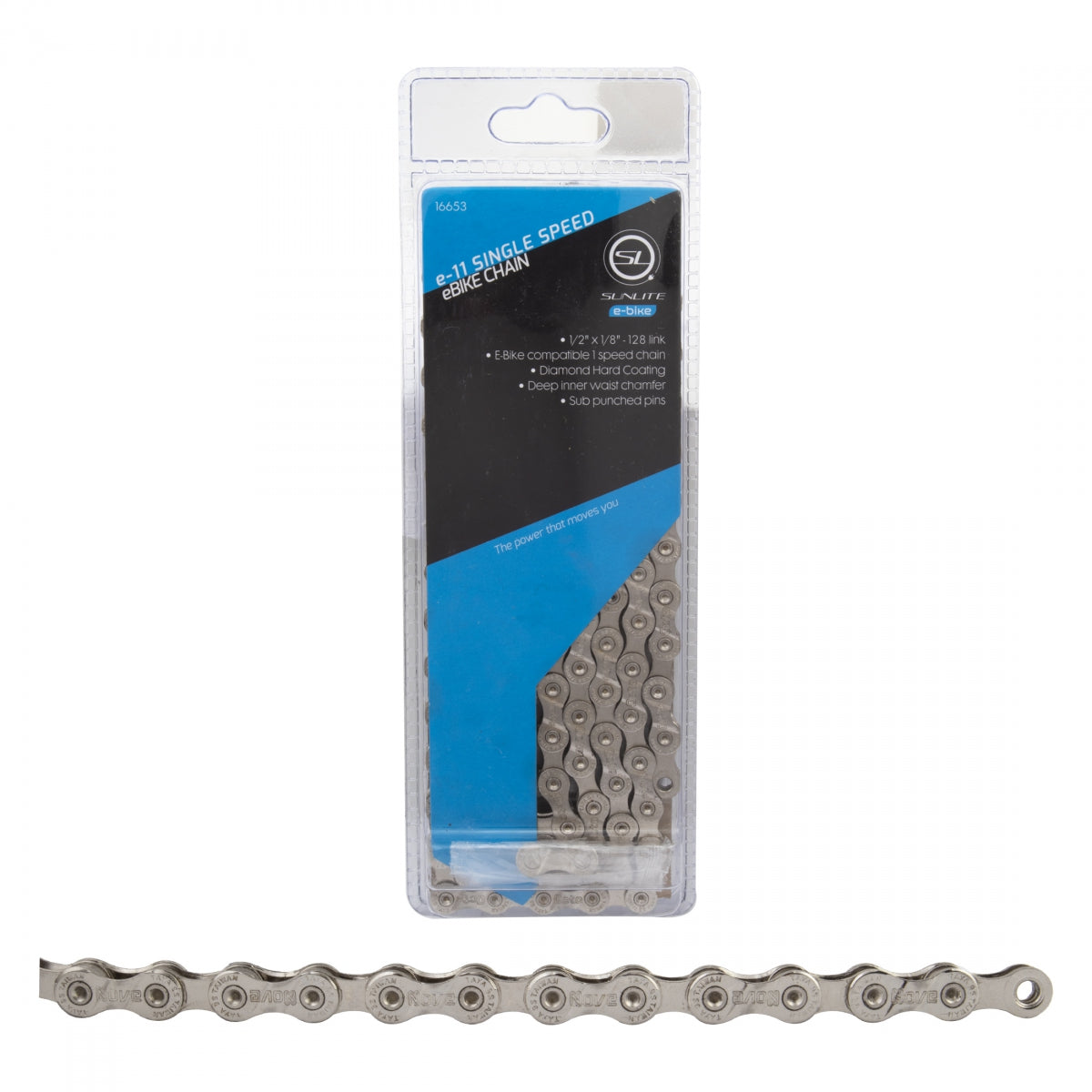 CHAIN SUNLT e11 1s CP 128L f/EBIKE