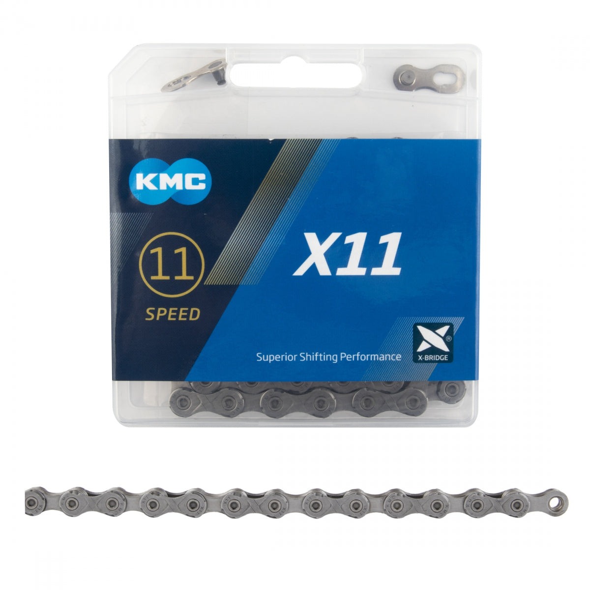 CHAIN KMC X11 11s GY/GY 118L