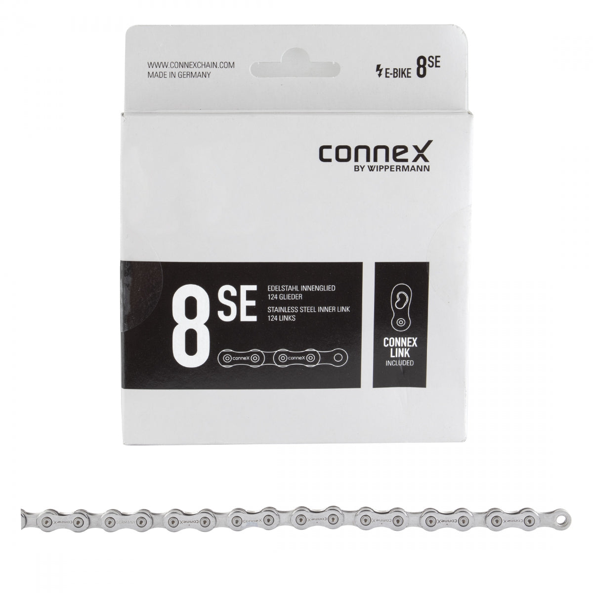 CHAIN CONNEX 8SE 8s SL 124L f/EBIKE