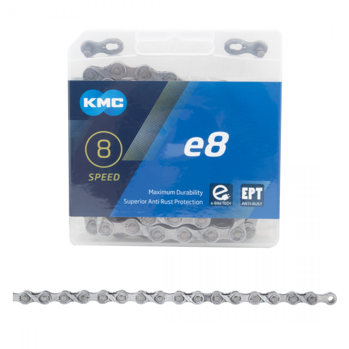 CHAIN KMC e8 EPT 8s 122L f/EBIKE