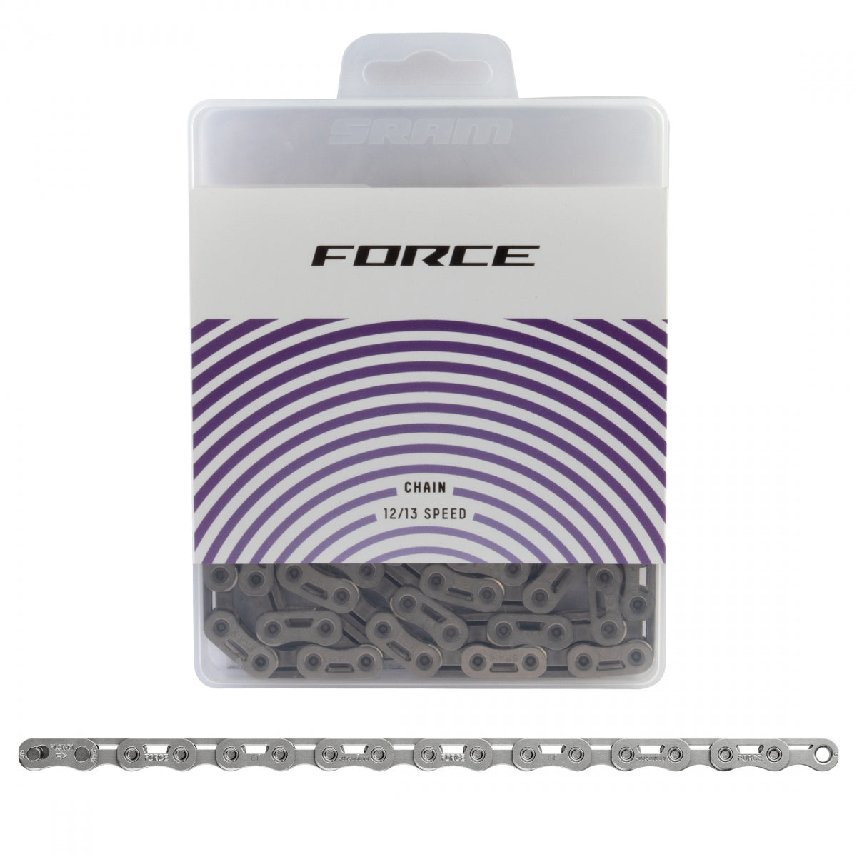 CHAIN SRAM FORCE E1 AXS 12/13s 114L FLATTOP POWERLOCK SL (P)