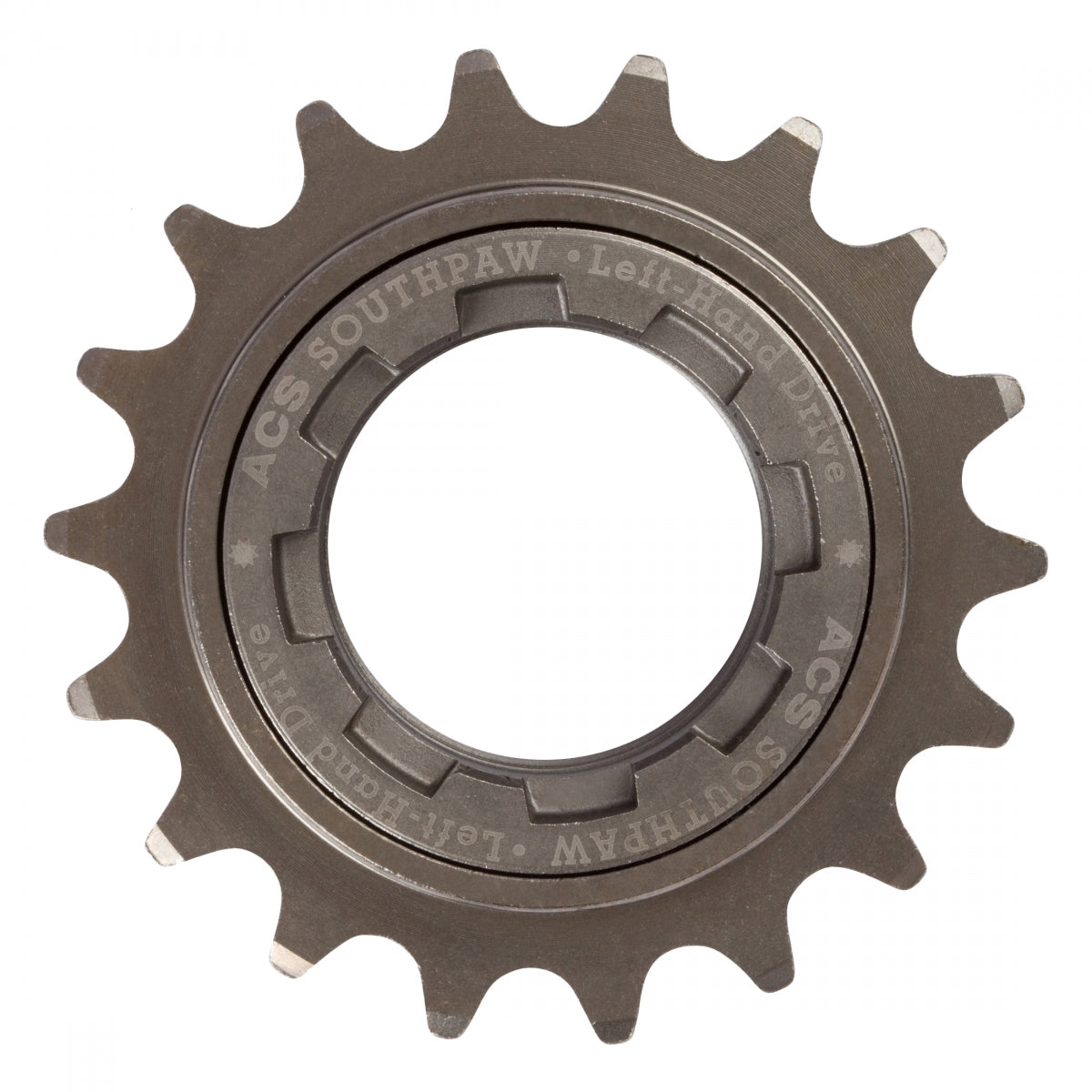 FW SINGLE ACS 18T SOUTHPAW LHD GY 3/32