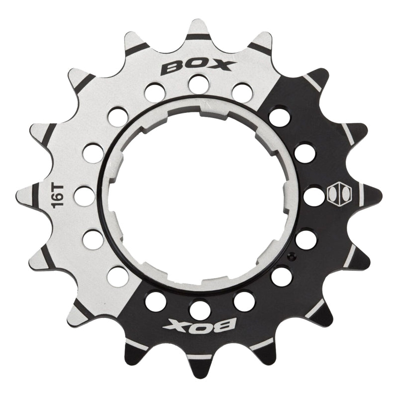 BOX Box One 3/32" CNC AL 7075 Cog Black - 16t