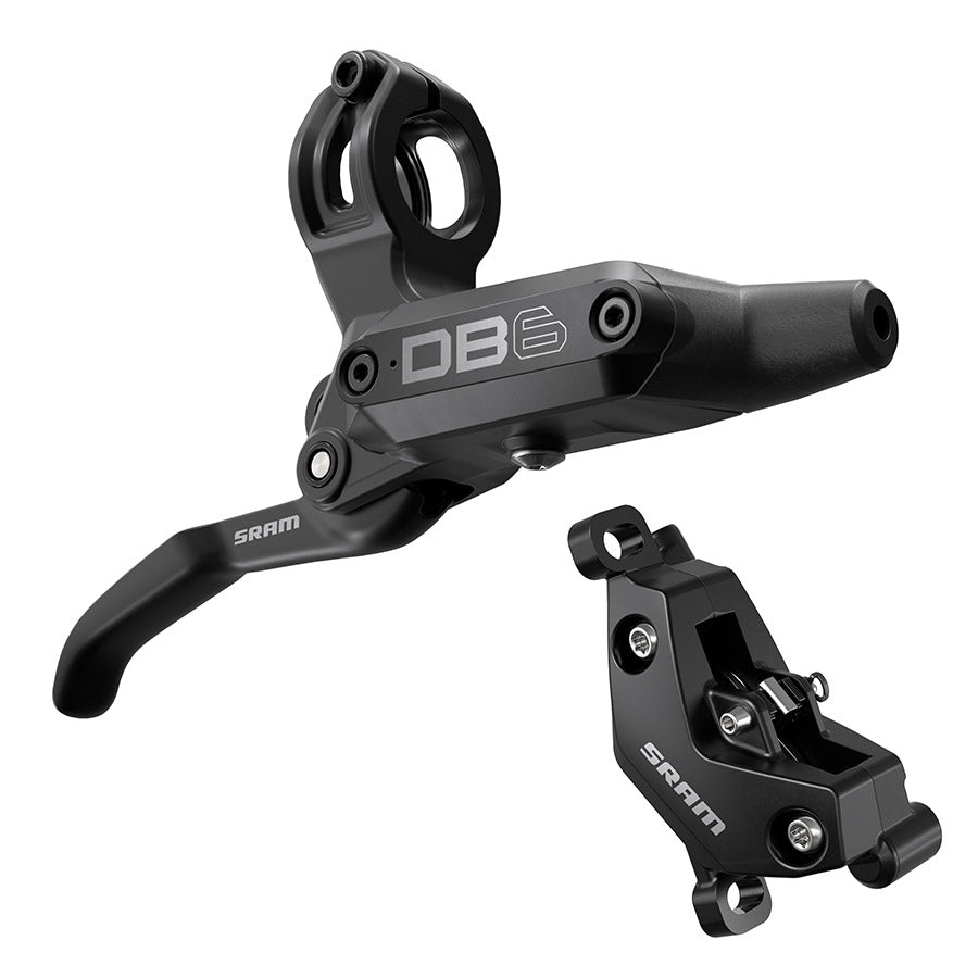 SRAM, DB6 A1, MTB Hydraulic Disc Brake, Left, Post mount, Black