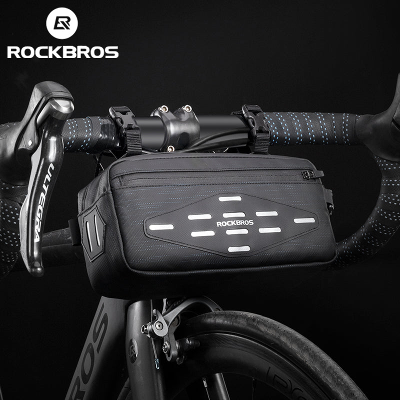 ROCKBROS Cycling Bag Bike Front Handlebar Bicycle Frame Bag Waterproof MTB Bike Bag 2L