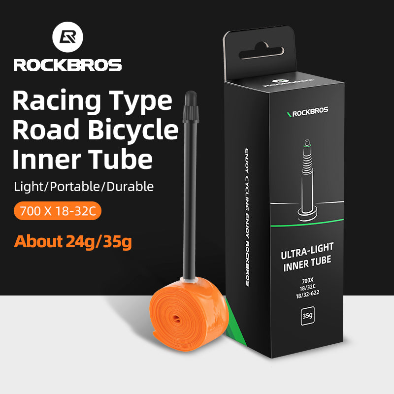 ROCKBROS Bike Inner Tube 700x18/32C Super Light 24/35g TPU