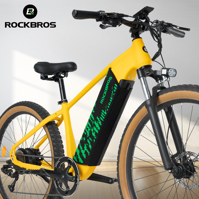 ROCKBROS Neoprene Ebike Battery Cover Wear Dirt Resistant for Outdoor Use