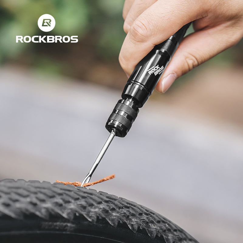 ROCKBROS Vacuum Aluminum Alloy Tire Repair Tool Compact Portable
