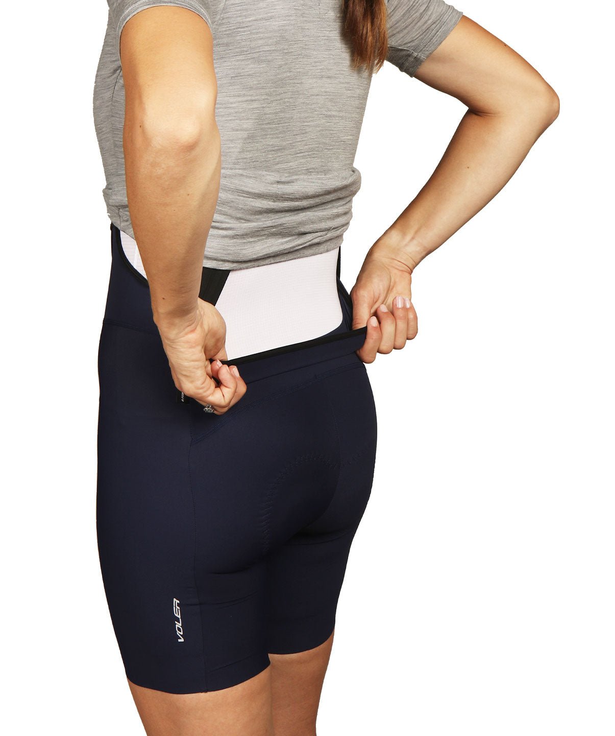 W. SUPER DROP TAIL BIB - NAVY