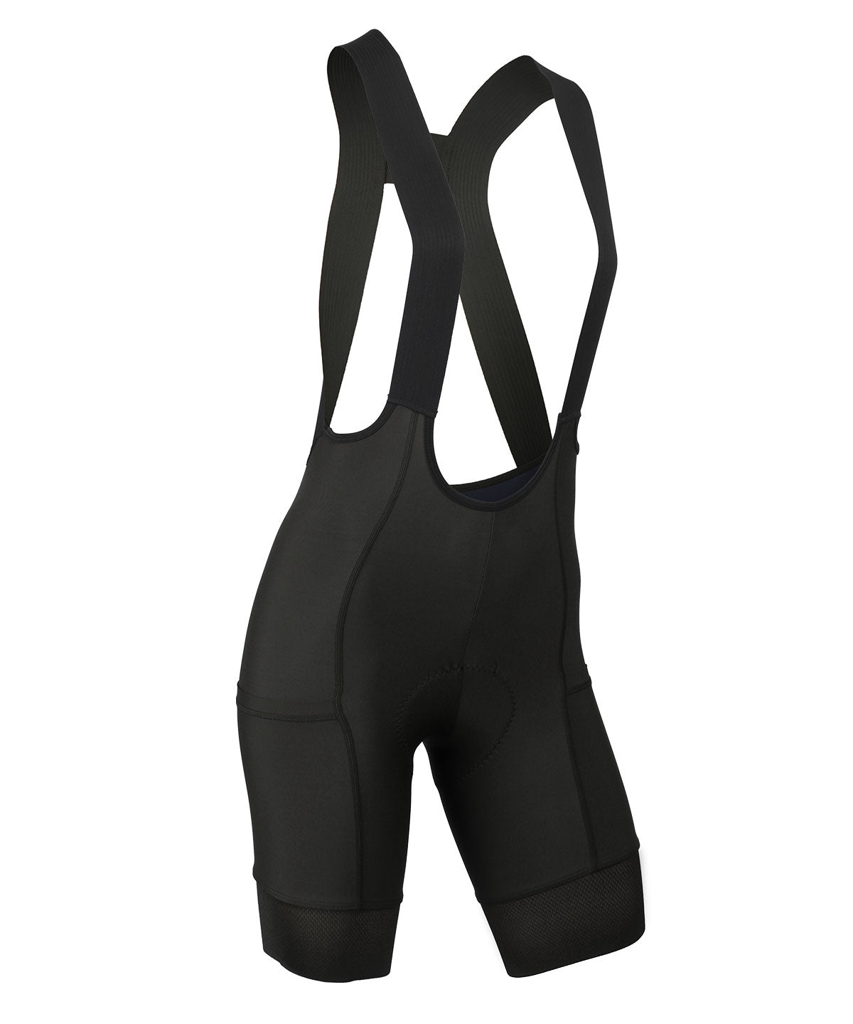 W. BLACK LABEL CARGO DROP TAIL BIB - BLACK