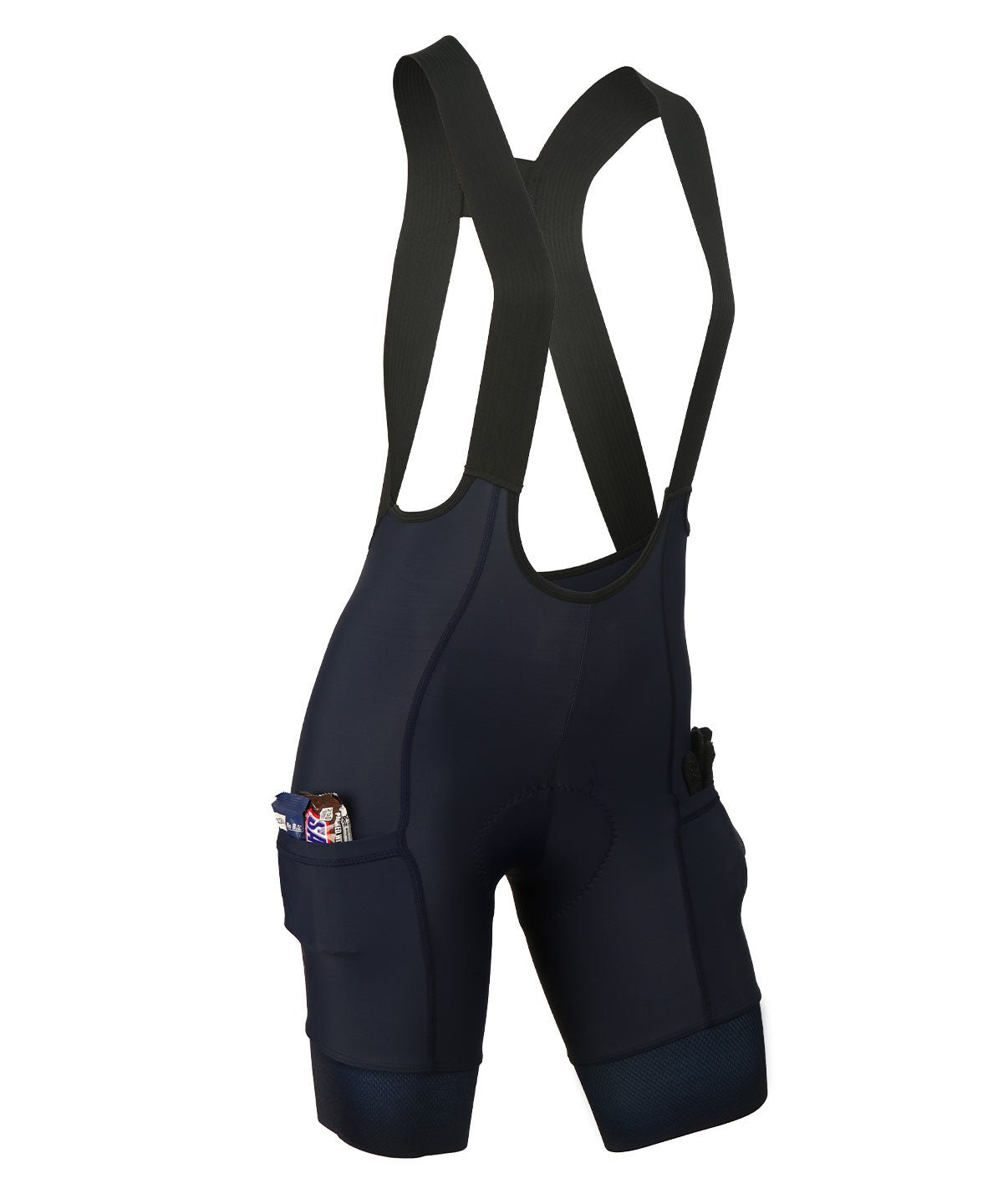 W. BLACK LABEL CARGO DROP TAIL BIB - NAVY
