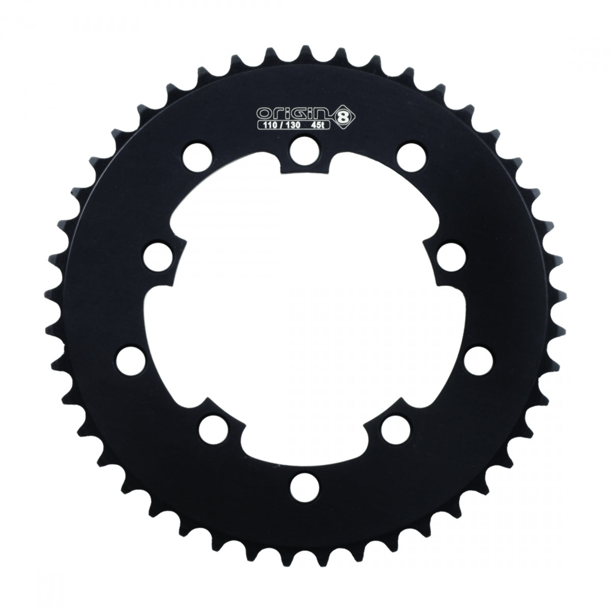 CHAINRING 10H OR8 45T 110/130 BLK 1/8