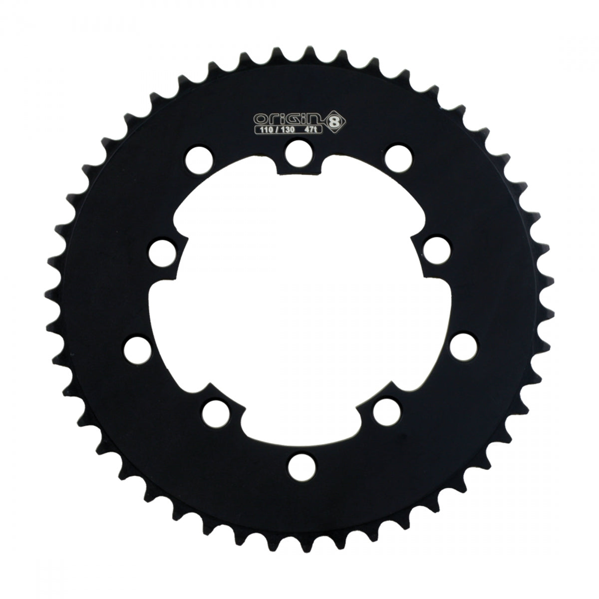 CHAINRING 10H OR8 47T 110/130 BLK 1/8